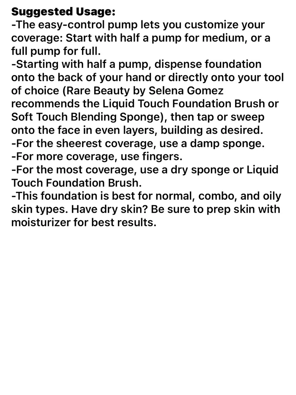 Rare Beauty 13 Light Neutral True to Myself Natural Matte Longwear Foundation
